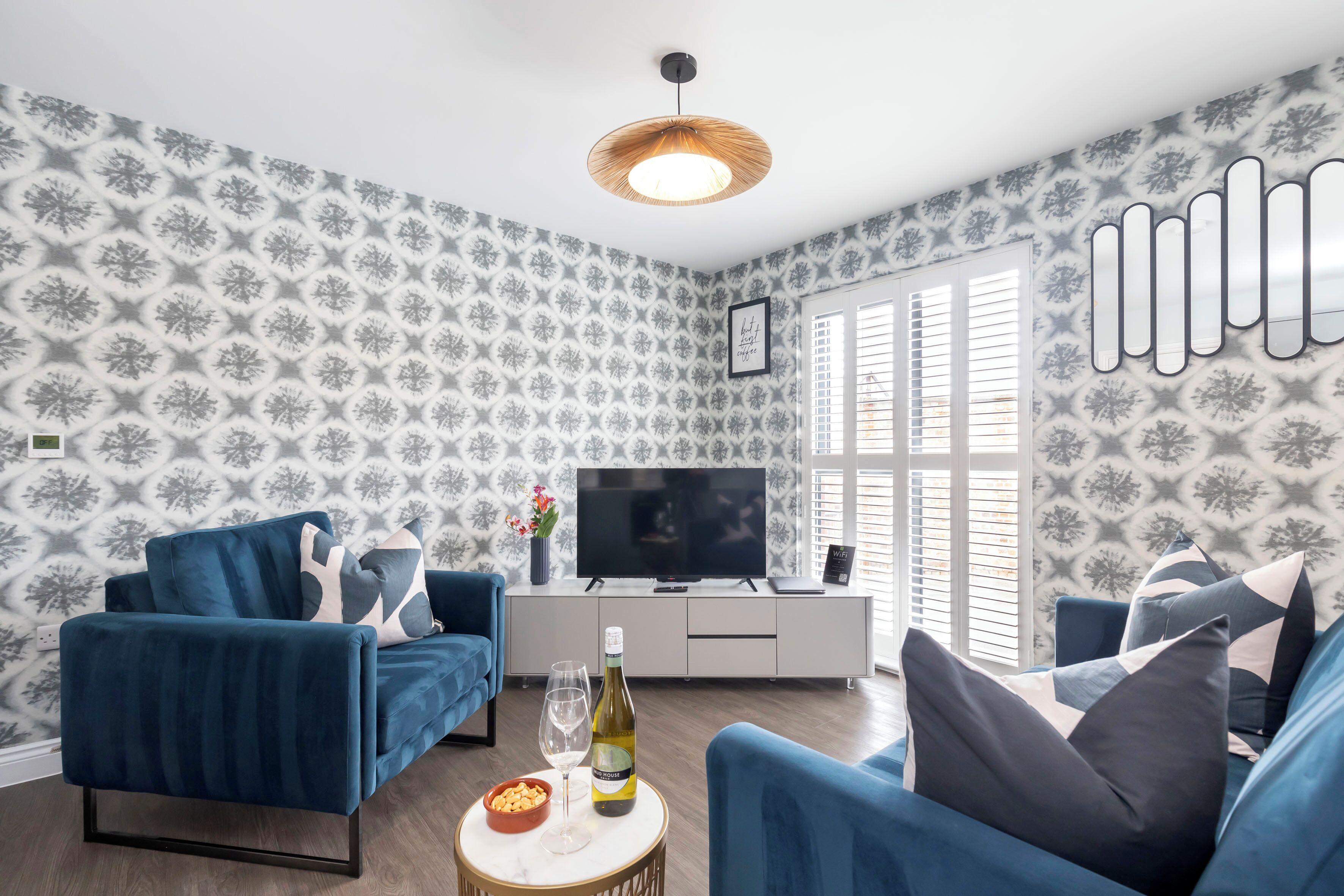 50-inch Smart TV with cable channels, Netflix, streaming services