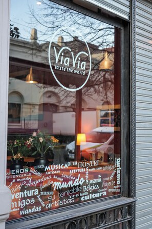 Fassade der Unterkunft