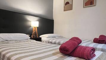 Down comforters, pillowtop beds, individually decorated