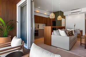 Living area - 1 BR Golden Zone · Luxury Beach and Infinity Pool (Bucerías)