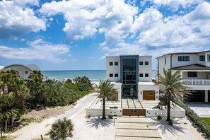 Exterior - Sunrise Hideaway: Ocean View Luxury Pool Home / 350 Feet to the Beach (New Smyrna Beach)