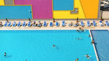 Indoor pool, outdoor pool