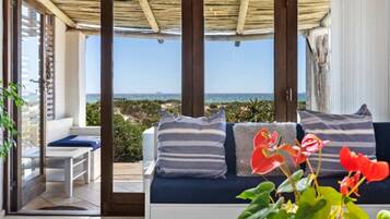 Televisión y chimenea