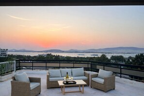 Terrace/patio - Athens Penthouse •     View ACROPOLIS/Sea •   Huge Terrace  • Entire Floor yours (Paleo Faliro)