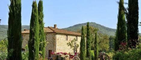 Fassade der Unterkunft