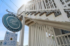 Exterior detail - Steps to Beach, Pier and Palace Playland!  (465) (Old Orchard Beach)