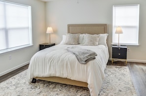 2 chambres, fer et planche à repasser, Wi-Fi gratuit, draps fournis