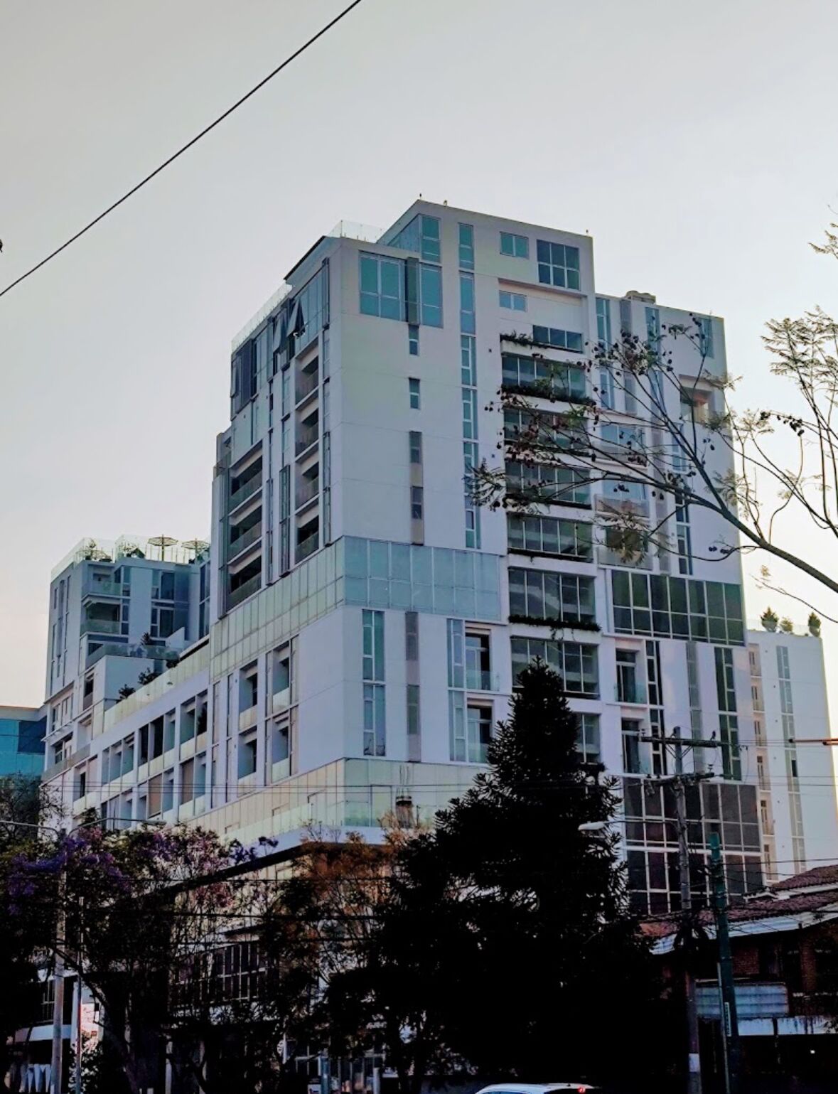 Façade de l’hébergement