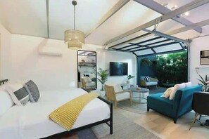 1 chambre, fer et planche Ă repasser, Wi-Fi, draps fournis