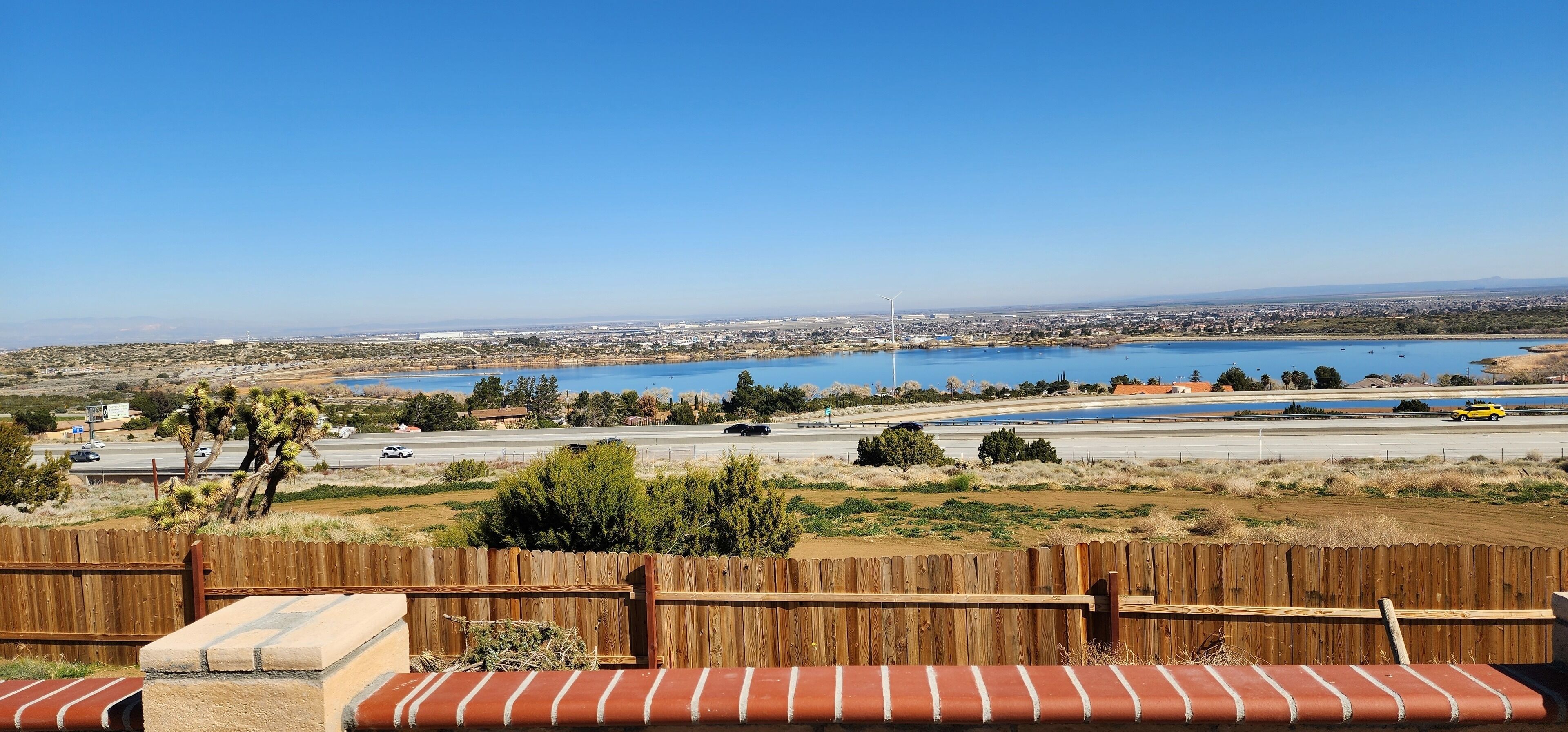 Utsikt fra overnattingsstedet