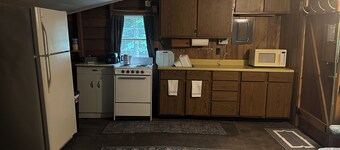 Grandpa’s a rustic 1-bedroom cabin in Eckerman near the Tahquamenon Falls.