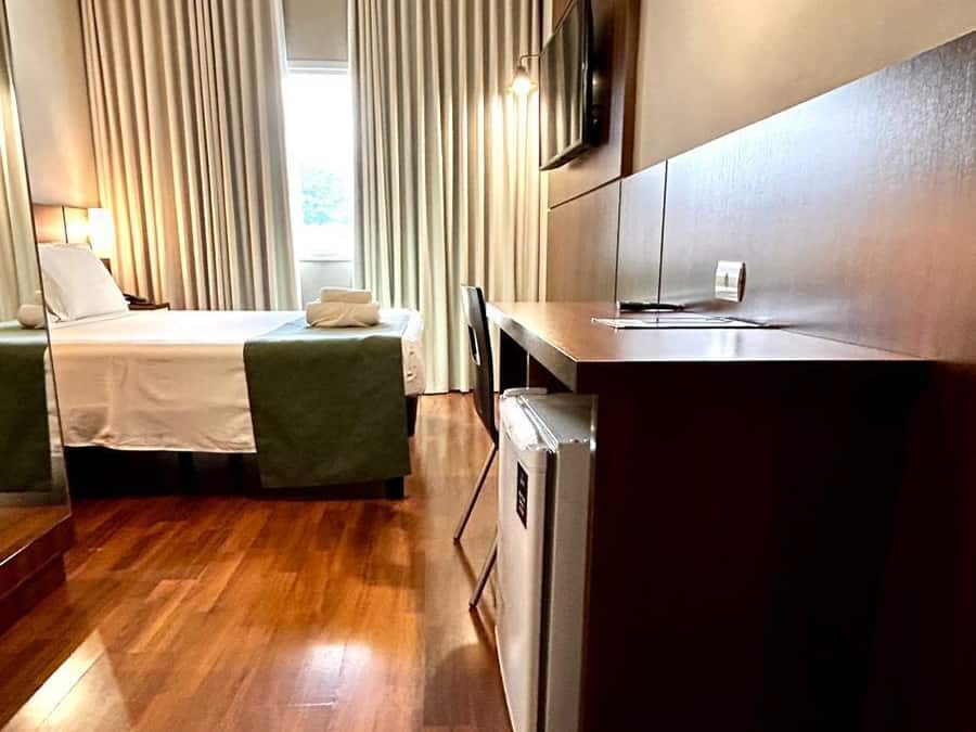 Deluxe Suite, City View | Desk, laptop workspace, blackout drapes, soundproofing