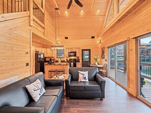 スマートテレビ、暖炉、ミュージックライブラリ、ステレオ