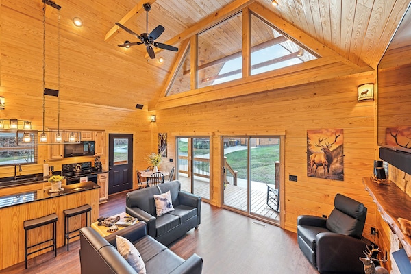 Smart-tv, pejs, musikbibliotek, stereoanlæg