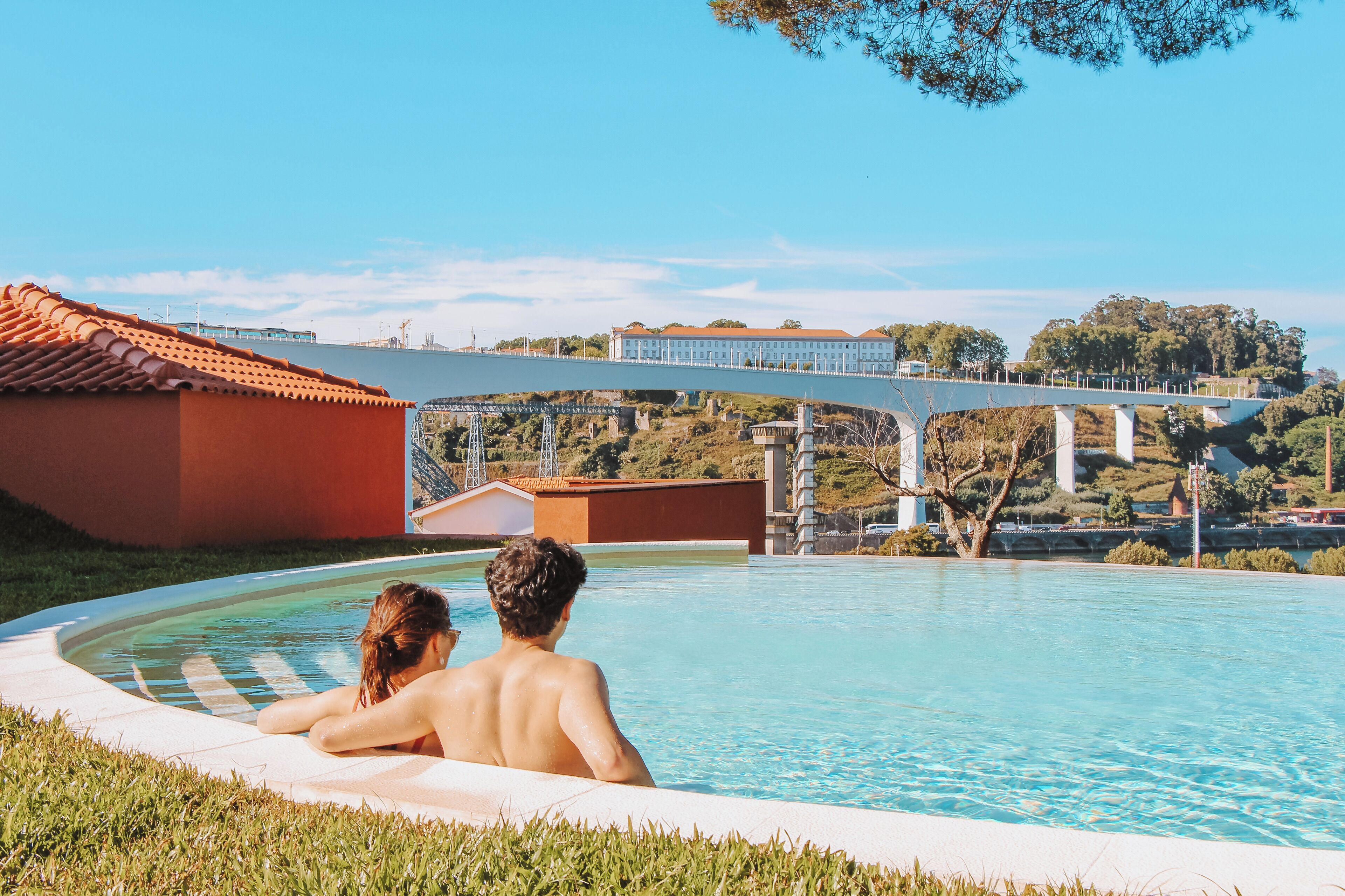 Outdoor pool, open 9:00 AM to 8:00 PM, pool umbrellas, pool loungers