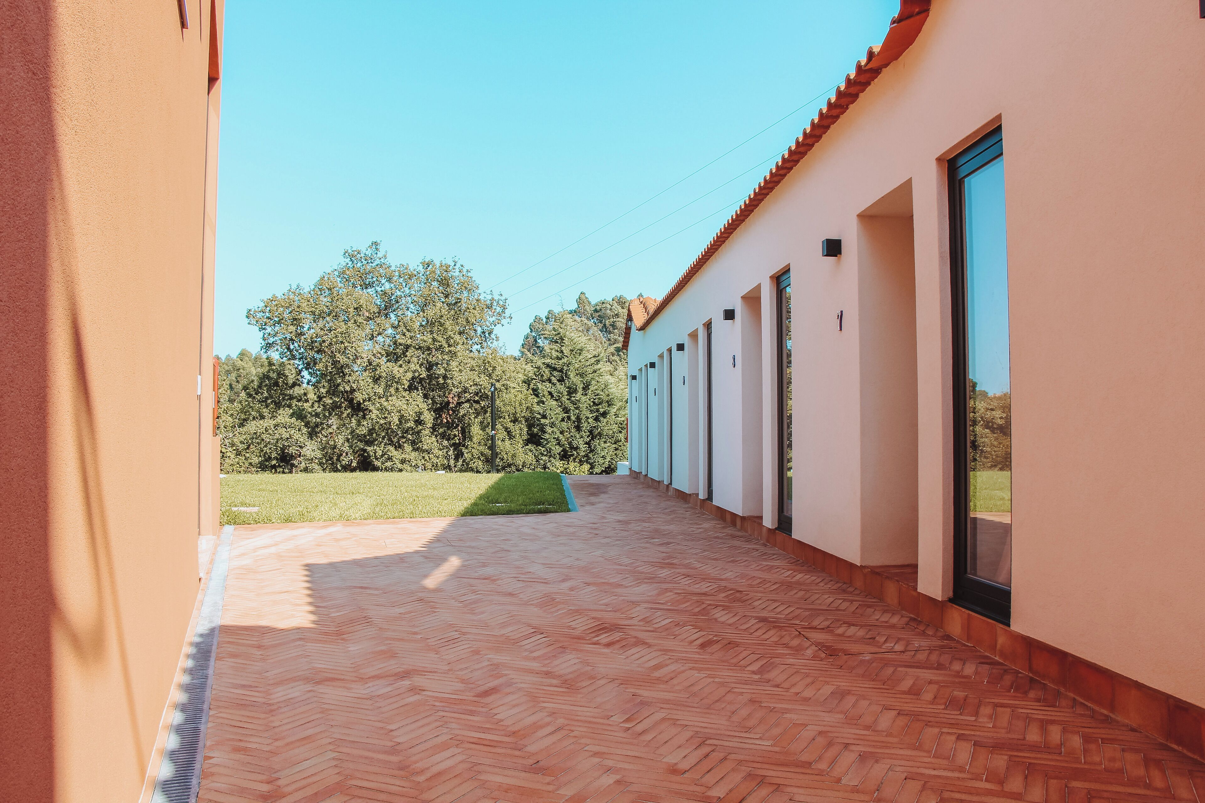 Quarto casal standard, vista para o pátio | Vista para o pátio