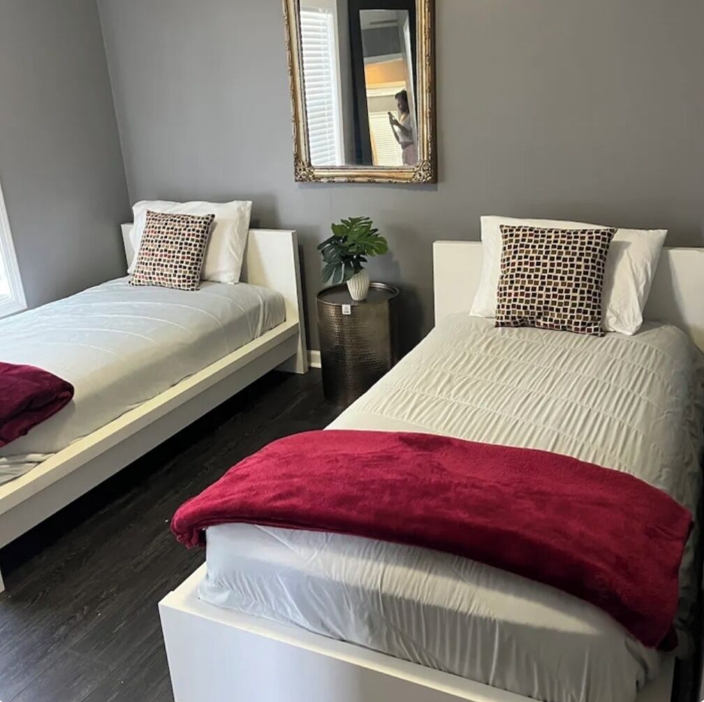 3 habitaciones, wifi gratis y ropa de cama 