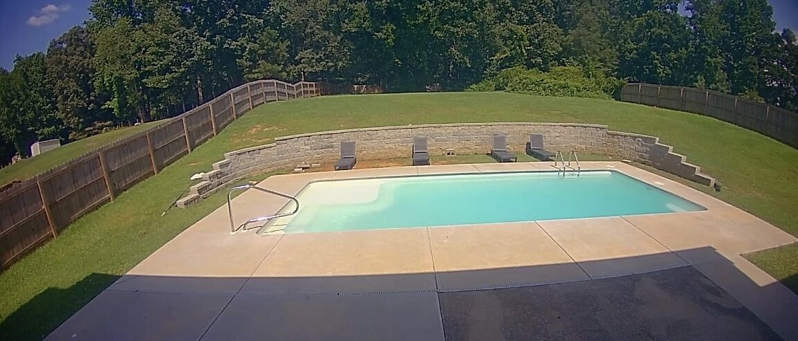 Alberca al aire libre 