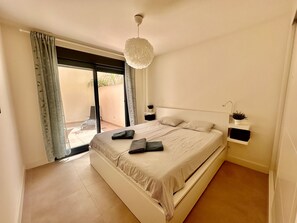 2 間睡房、熨斗/熨衫板、免費 Wi-Fi、床單