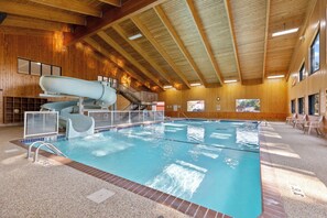 2 indoor pools, outdoor pool