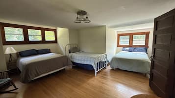 3 bedrooms, iron/ironing board, WiFi, bed sheets