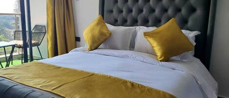 1 室のベッドルーム、アイロン / アイロン台、WiFi、ベッドシーツ