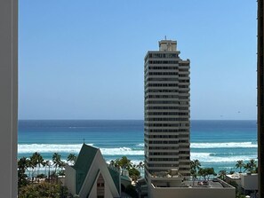 Vista a la playa o el mar