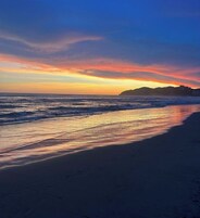 靠近海滩、白沙、沙滩毛巾