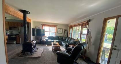 The Cozy House on Neebish Island Surrounded by The St. Mary’s River