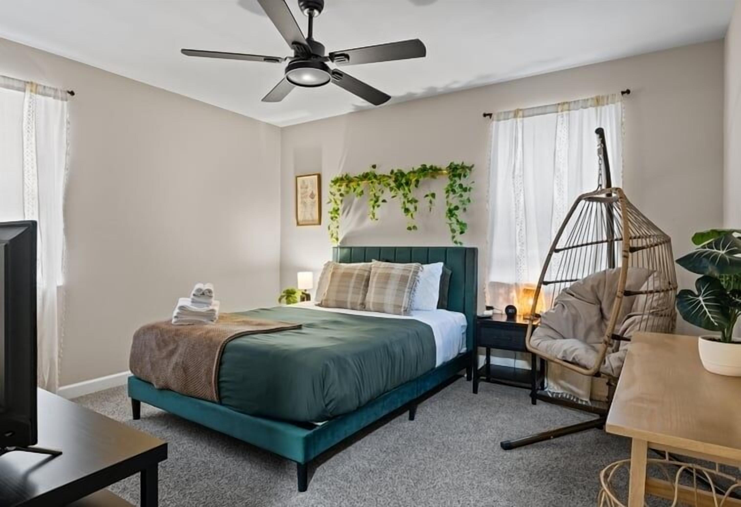 3 chambres, bureau, fer et planche à repasser, Wi-Fi gratuit