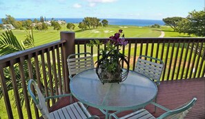 Outdoor dining - Ka'Oi Resort, Princeville Kauai, HI - 1 Bd Plus (Princeville)