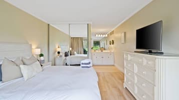 1 slaapkamer, een strijkplank/strijkijzer, internet, beddengoed