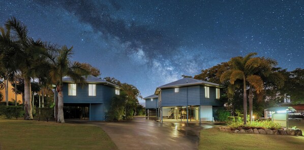 Front of property - evening/night