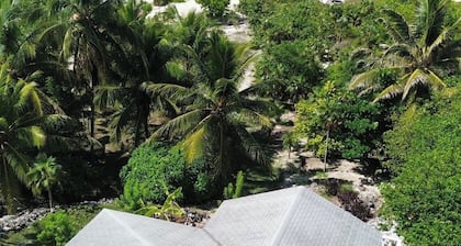 NEW 2 bdrm Sunrise Villa on 1+ acre tropical garden directly on Hoopers Beach