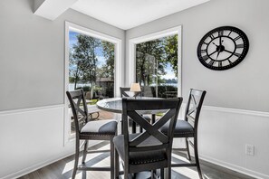 Dining - Lakeside Haven - New Deck, Pier & Guest House (Random Lake)