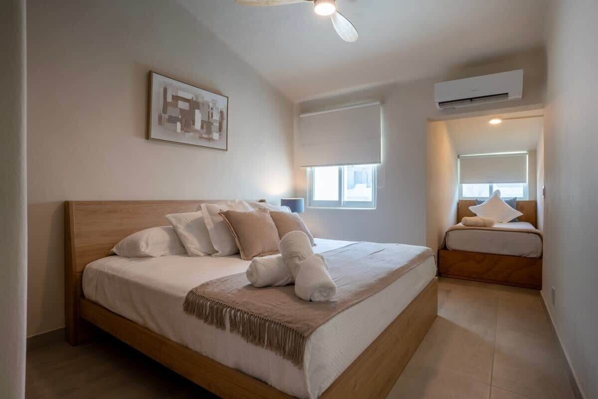 3 bedrooms, iron/ironing board, travel cot, WiFi