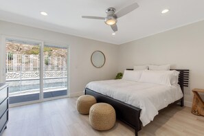 4 bedrooms, in-room safe, iron/ironing board, travel cot