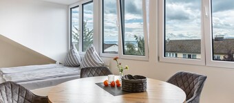 Apartamento 'Ferienwohnung Seeblick' con balcón, Wi-Fi y aire acondicionado