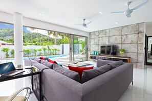 Living area - Open-space Design 4BR Pool Villa Luna (Rawai)