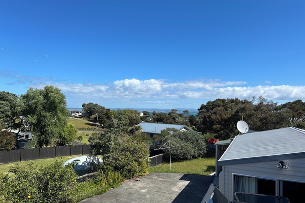 Blick von der Unterkunft