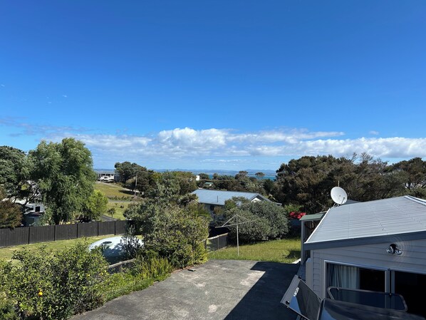 View from property - Ocean views, short walk to the beach. Close to the winery and great fishing.  (Karikari Peninsula)