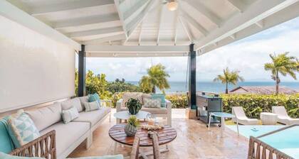 Villa with ocean view/bbq/pool/resort access