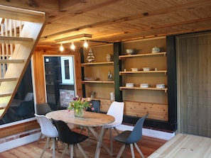 House | Dining - Ferienhaus Monke\"s Kate am Stettiner Haff (Monkebude)