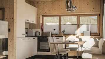 Ferienhaus | Eigene KĂŒche | Wasserkocher, Toaster, Hochstuhl