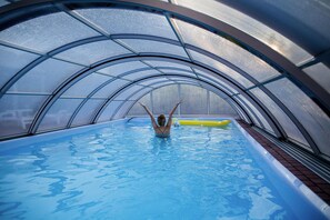 Bungalow | Pool - Bungalow by Wiselka Lake & Baltic Beach (gmina Wolin)