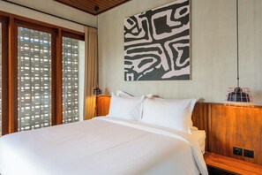 2 bedrooms, individually decorated, individually furnished, desk - Nala Villa by Betterplace (Canggu)
