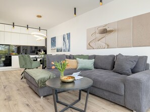 Apartment | Living area - Apartment in Dziwnow Near Sandy Beach (Dziwnów)