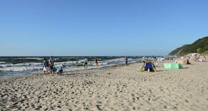 Bungalow Near the Baltic Sea Beach