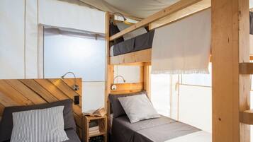 Tent | 2 bedrooms, individually furnished, bed sheets