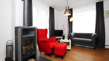 Apartment | Wohnzimmer | Kamin